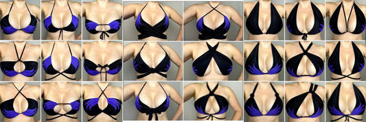 Mermaid Bikini Top can be worn over 44 ways!