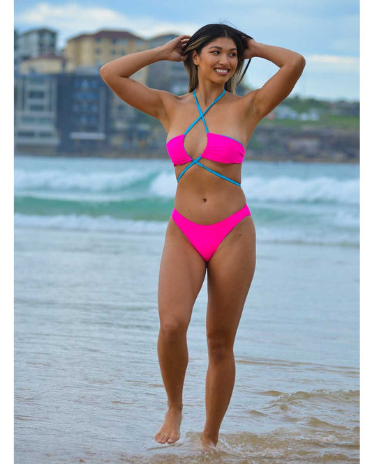 Reversible Starfish Ocean Mermaid Convertible Bikini Top