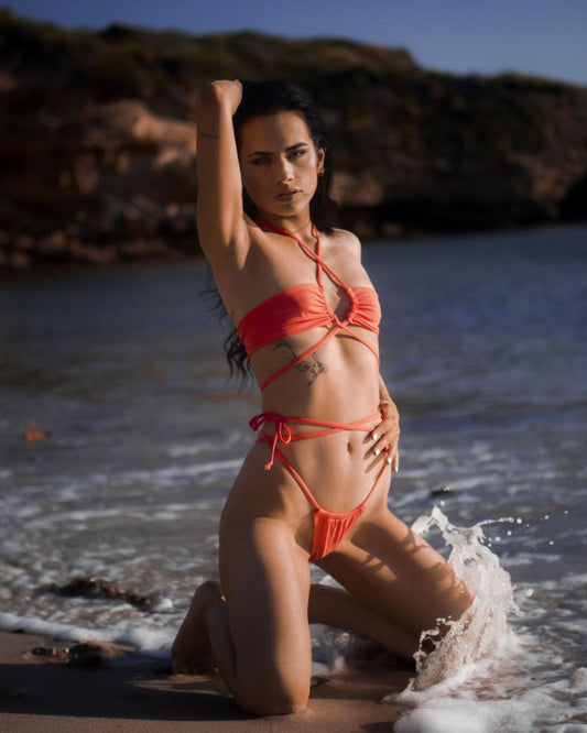 Buoy Viking Tie Up Bikini Bottom