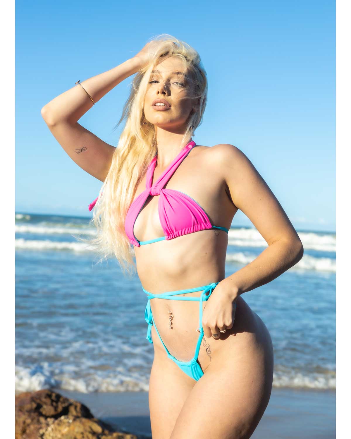 Ocean Viking Tie Up Bikini Bottom